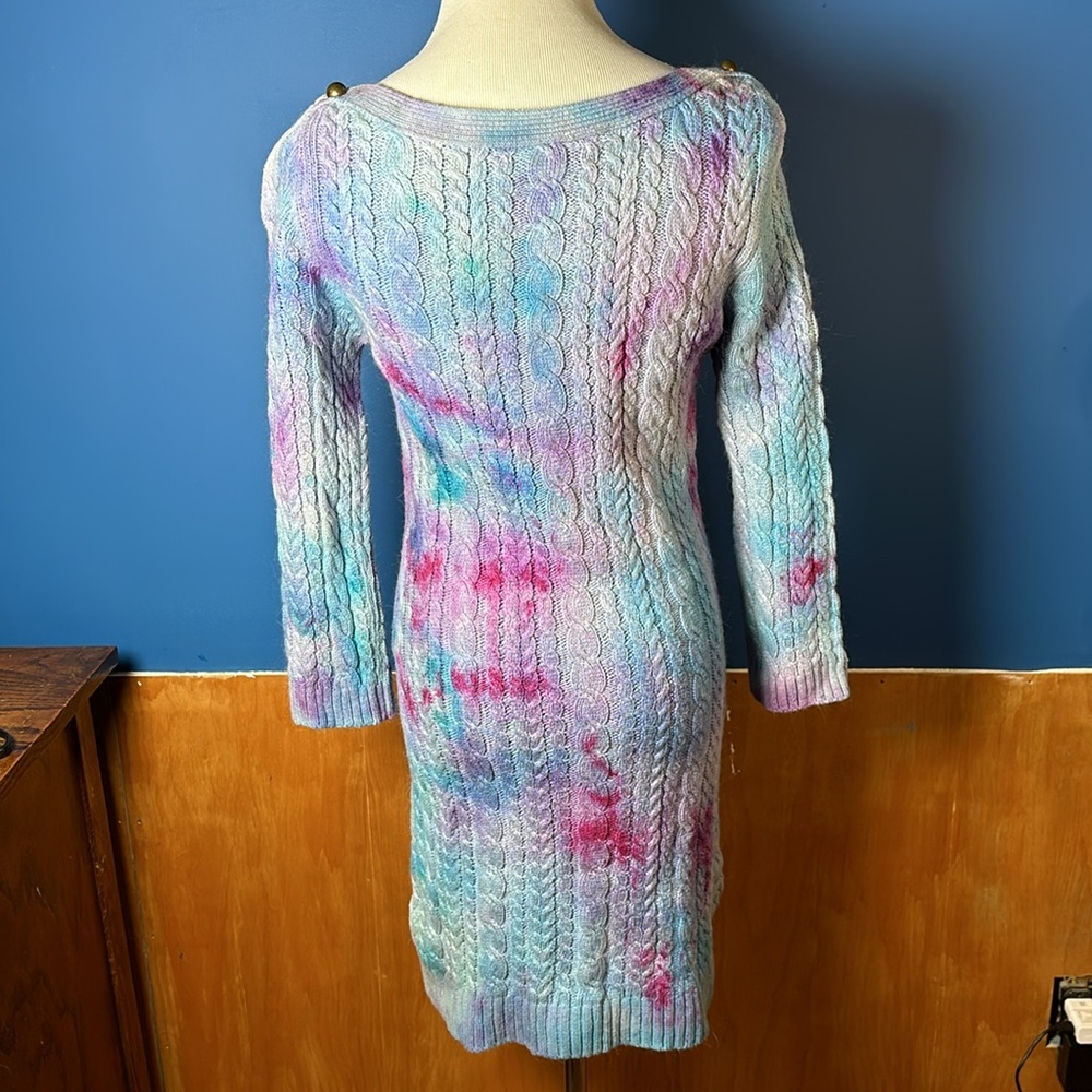 Tye dye sweater dress - Picture 4 of 8